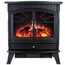 Free Standing Electric 1500W Fireplace Heater Fire Stove